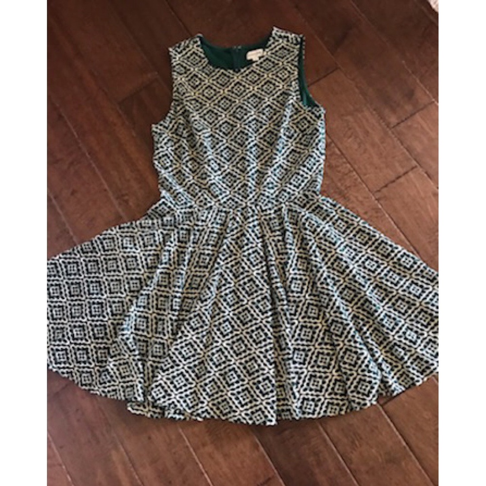 Maison Jules Emerald Lace Dress